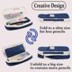 thumbnail image 3 of Large Capacity Pencil Case, Pencil Case for Adult, Cute Pencil Case, Pen Pencil Organizer for Stationery Supplies Marker Highlighter for Middle High S, 3 of 4