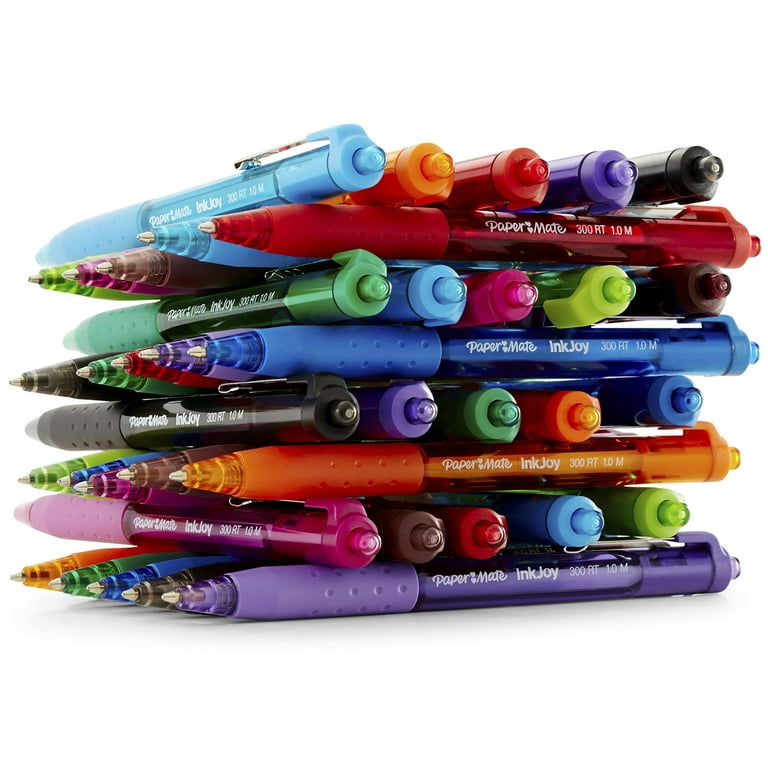Box of ballpoint pens 24 pieces multi-colored