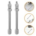 thumbnail image 1 of unbranded 2Ud Extensiones De Válvula Para Inflado De Neumáticos En Metal Para Uso En Casa Con Instalación Fácil, 1 of 8
