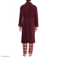 thumbnail image 2 of Lands' End Men's Full-Length Turkish Cotton Terry Bathrobe – 55" Length | Plush, Absorbent, 2 Pockets, Spa Comfort, 2 of 8
