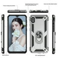 thumbnail image 6 of LeYi for Samsung Galaxy A10E Case [Military Grade Drop] Heavy Duty Silicone Rugged Shockproof Protective Cover for Samsung A10E Phone Case with Ring Kickstand Hard, Silver, 6 of 8