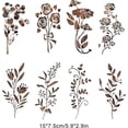 thumbnail image 5 of Plantillas de flores | Plantillas de pétalos de flores para pared | Plantillas de flores para pintar en la pared, 5 of 5