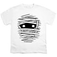 thumbnail image 2 of Popfunk Halloween Mummy Costume Kids T Shirt for Youth Boys and Girls, White, Small, 2 of 3