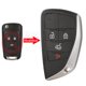 thumbnail image 3 of Jingyuqin - Carcasa para llave de coche con mando a distancia modificada para Chevrolet Cruze Epica Lova Camaro Orlando Trax Impala Equinox Malibu Sonic, 3 of 5