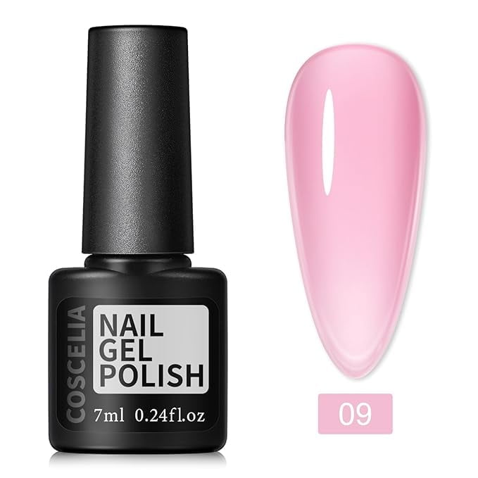 39pc Gel Nail Polish Kit with U V Light Pink Brown Nude Dark Red 22 Colors Gel Polish Set French Nail Art for Beginners Manicure DIY Gifts for Women