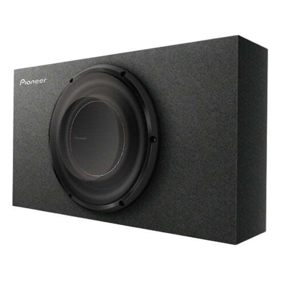 New Pioneer TS-D10LB 10" 1300W Max Power Single 2Ω Voice Coil Subwoofer Enclosure