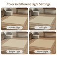thumbnail image 7 of ODIKA Field Inspired Tonal Banded Border Subtle Stripe Sisal Solid Refined Structured Stain Resistant Flatwoven for Entryway, Kitchen, Mudroom, 7 of 7