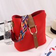 thumbnail image 3 of Minnieouse Bolso bandolera para mujer, bolso de hombro con fecha, compras escolares, Picnic, viaje, teléfono móvil, cosméticos, bolso de mensajero para Bolsas de mensajero y de hombro Rojo Minnieouse AP012151-02, 3 of 6