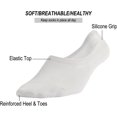 thumbnail image 3 of No Show Socks Women Non Slip Low Cut Socks Cotton Short Socks for Women Invisible Liner 3/6 Pairs, 3 of 5