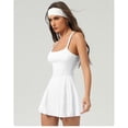 thumbnail image 4 of PISONIC Robe de Tennis avec Short Intégré et Soutien-Gorge Robe Athlétique pour Femmes Été Golf Active Robe d'Entraînement, 4 of 6