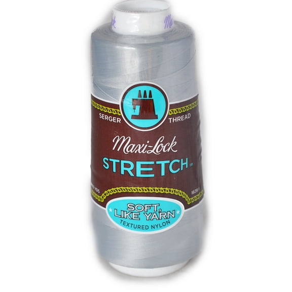 A&E Maxi Lock Stretch Textured Nylon Light Grey Serger Thread MWN-32432