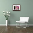 thumbnail image 3 of Trademark Fine Art "Pink Flower" by Monica Fleet, Wood Frame, 3 of 3
