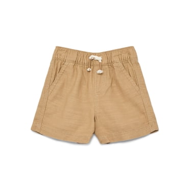Wonder Nation Baby Boys Cotton Twill Drawstring Shorts, Sizes 0M-24M