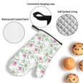 thumbnail image 3 of Fotbe Lilies Flowers for 4Pcs Oven Mitts and Pot Holders, 500℉ Heat Resistant Oven Mitts , Non-Slip Silicone Surface Safe for Baking, Cooking, BBQ, 3 of 6