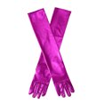 thumbnail image 3 of Fgnfyis Womens Long Stretchy Shiny PU Leather Gloves for Women Party Formal Event Evening Accessories RD2, 3 of 3