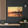 thumbnail image 5 of Ferris Wheel Pier Sunset Santa Monica West California Canvas Gallery Art, 5 of 7