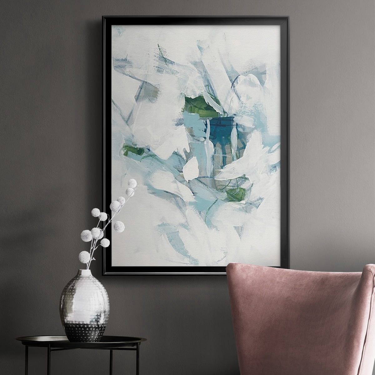 Ice Cavern III Premium Framed Print, in Gold, Black, or Silver - Ready to Hang