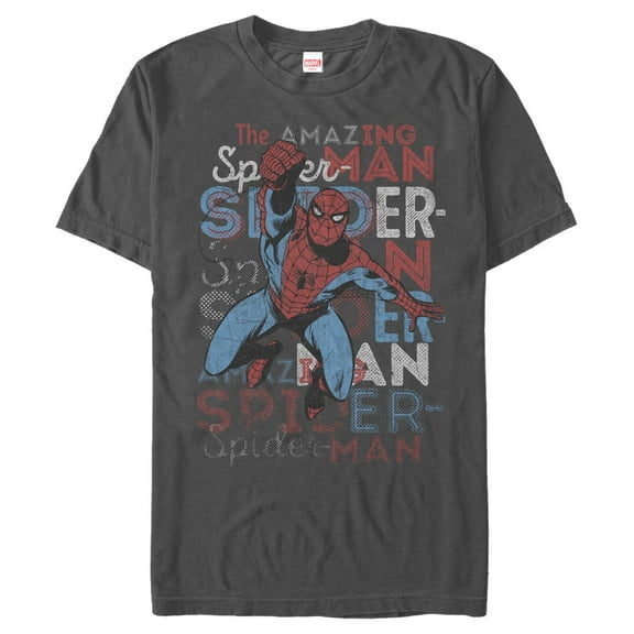 Men's Marvel Spider-Man Amazing Action Graphic T-Shirt