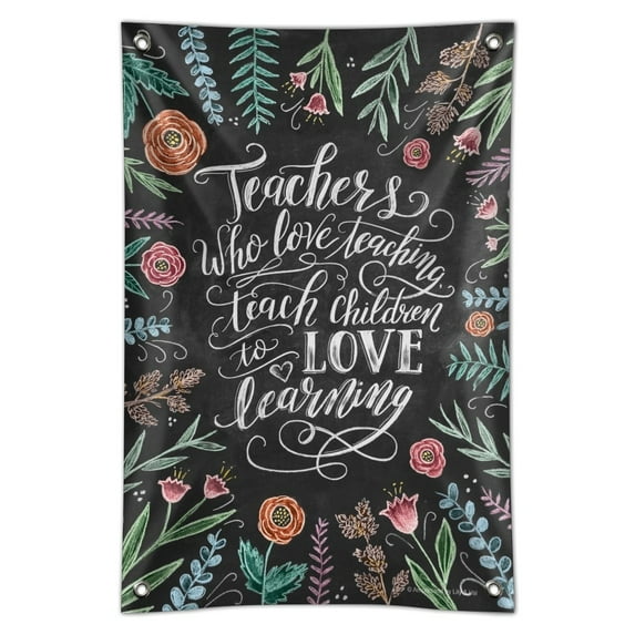 Teachers Who Love Teaching Children Learning Home Business Office Sign