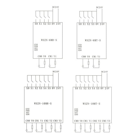 Programmable Logic Controller, Anti-Aging PLC Industrial Control Board, Anti-Friction FX1N Motherboard for Industry