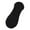 Black, variant on qolati No Show Socks Womens Solid Hidden Invisible Low Cut Socks Non Slip Socks Womens Breathable Cool Thin Womens Socks
