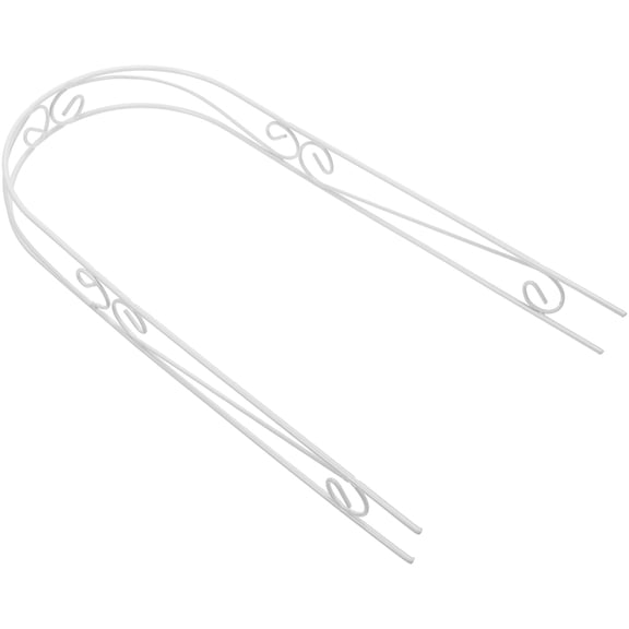 ELAYARD White Iron Plant Arch Trellis for Indoor Plants Climbing Support and Decorative Frame