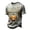 Gray, variant on Broave Men Halloween Skeleton Hand Jack O'Lantern Crewneck Short Sleeve T-Shirt, All Over Print Bat Scroll Casual Graphic Tee, Gothic Halloween Top for Men Daily Wear & Halloween Party Outfit