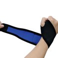 thumbnail image 1 of Muñequera con calefacción por orificios, muñequera deportiva presurizada, muñequera para baloncesto, bádminton, tenis de mesa, bicicleta, 1 of 6