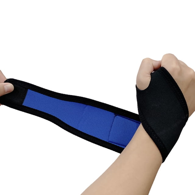 Muñequera con calefacción por orificios, muñequera deportiva presurizada, muñequera para baloncesto, bádminton, tenis de mesa, bicicleta