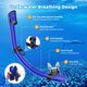 thumbnail image 5 of Set de Snorkel Honlanor para Adultos - Equipo de Buceo con Tubo Antivaho y Antifuga, 5 of 7