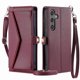 thumbnail image 1 of For Samsung Galaxy A56 Leather Case Wallet Stand Phone Cover with Straps - Green, 1 of 5