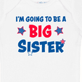 thumbnail image 4 of Inktastic July 4th Im Going to Be a Big Sister Girls Baby Bodysuit, 4 of 5