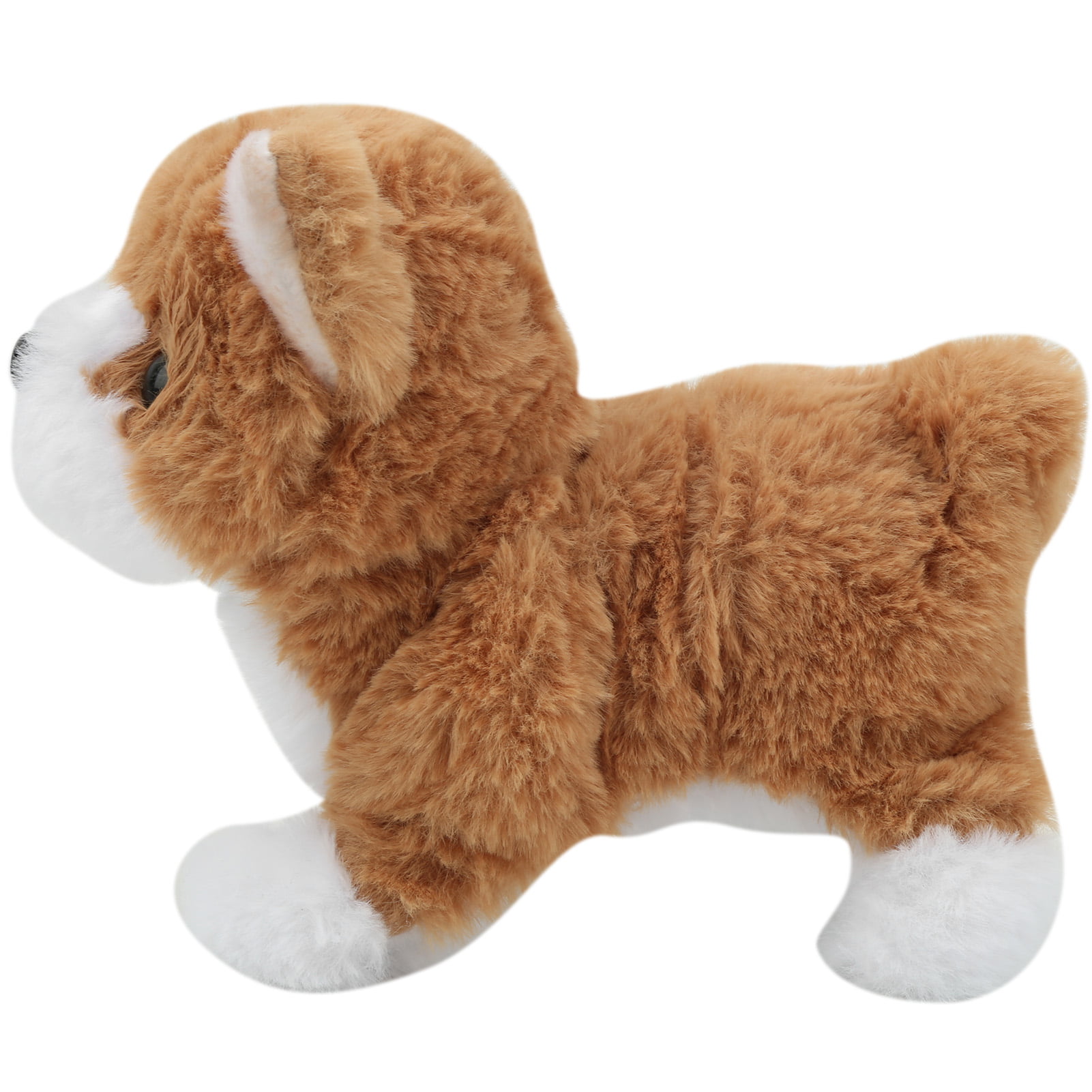 ELECTRIC CUTE PLUSH FUZZY WALKING BARKING FRONT AND BACK DOG WOLF PUPPY PET TOY 