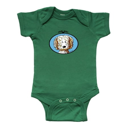 

Inktastic Doodle Dog Face Gift Baby Boy or Baby Girl Bodysuit