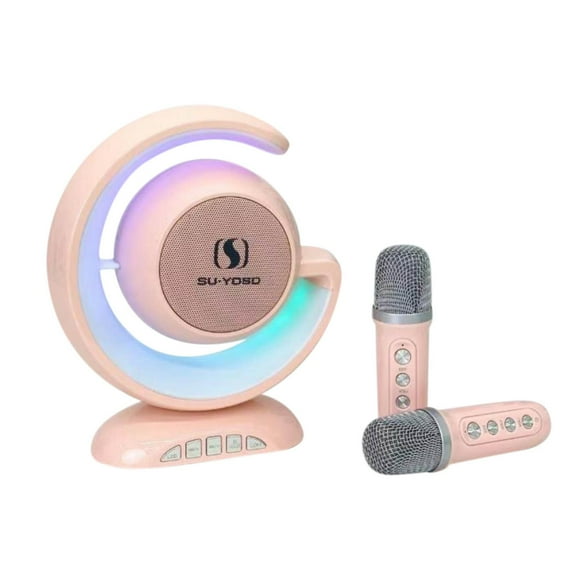 New Wireless Bluetooth Microphone Speaker Home TV Mobile Singing Microphone Audio Integrated