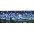 thumbnail image 1 of Starry Night Extended Large Mouse Pad for Retouching Full Desk Mousepad Square Long Easy Clean Table Protector XXL 3D Painting Hard Novelty Non-Slip Waterproof Computer Keyboard Mouse Gaming Mat, 1 of 6