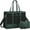 Mosso Green+Black, variant on Adult adjustable shoulder strap Canvas Pu Leather Messenger Bags, Pure Black