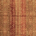 thumbnail image 1 of Ahgly Company Indoor Square Abstract Brown Modern Area Rugs, 7' Square, 1 of 4