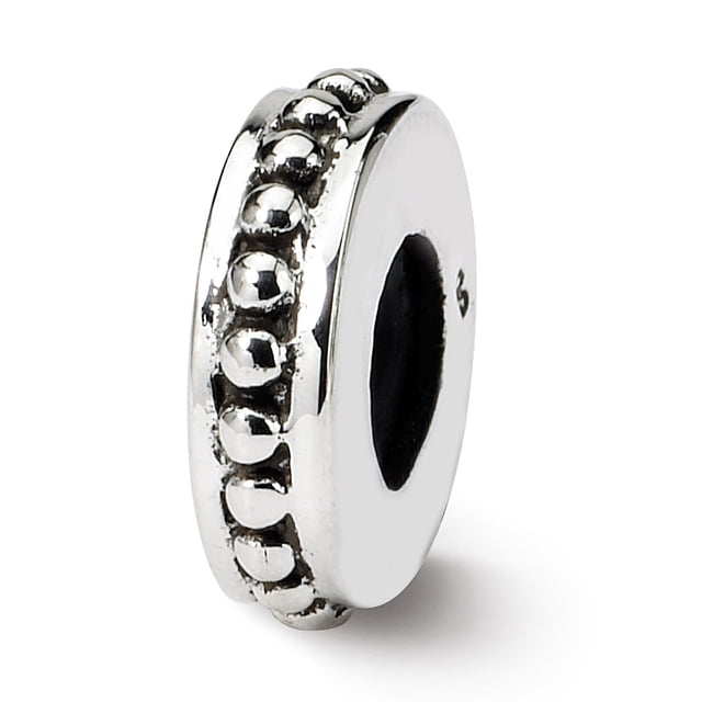 925 Sterling Silver Charm For Bracelet Stopper/spacer Bead
