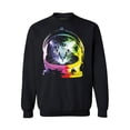 thumbnail image 1 of Awkward Styles Cat Crewneck Sweater Space Pet Sweatshirts, 1 of 5