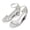FLORAL, variant on Women's Chunky High Heel Sandals Ankle Strap Open Toe Dress Shoes CHUNK