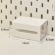 thumbnail image 5 of Caja de almacenamiento para bastoncillos de algodón montada en la pared, organizador de artículos pequeños para el hogar y la Oficina, estante de almacenamiento para maquillaje y baño, 5 of 5