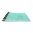 thumbnail image 2 of Ahgly Company Indoor Rectangle Solid Light Blue Modern Area Rugs, 3' x 5', 2 of 4