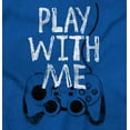 thumbnail image 2 of Play With Me Gamer Funny Nerdy Geeky Men's Big & Tall Graphic Zip Up Hoodie Brisco Brands 3X, 2 of 5