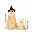 thumbnail image 2 of Halloween Decorations 2PC Outdoor Spooky Witch Ghost Dog With Light Party and Yard, 2 of 8