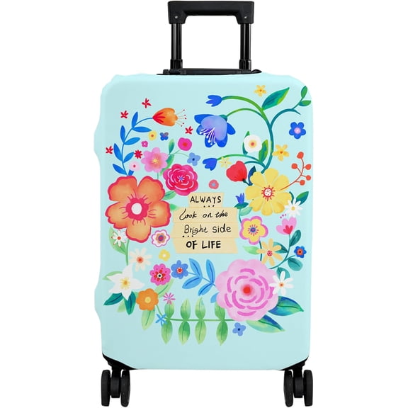 Luggage Cover Approved Travel Suitcase Protector Natural Bohemia Sunshine Elastic Washable Baggage Covers for 18-20 inch Luggage(M)