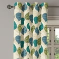 thumbnail image 3 of Ambesonne Forest Grommet Curtain, Autumn Neutral Colors Art, 50"x72", Jade Green Pale Khaki, 3 of 5