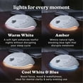 thumbnail image 4 of Homedics Portable Sound Machine with Night Light - White, 4 of 9