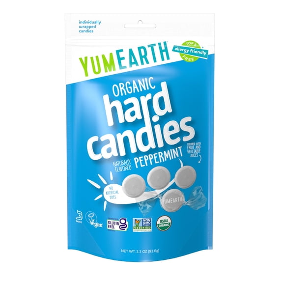 Yummy Earth Organic Candy Drops Wild Peppermint - 3.3 Oz , 3.3 Oz