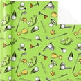 thumbnail image 2 of Golf - Mini Roll - 17 Inch x 16.5 Feet - Golf Gift Wrap for Men, Birthday, Sports Party, Father's Day, Team Celebration, 2 of 4